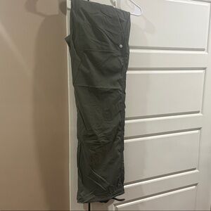 lululemon athletica women’s Green-boot cut/drawstring Pants